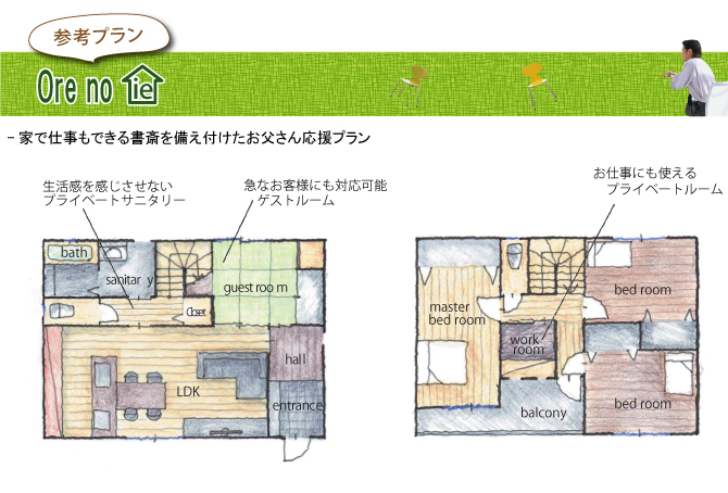 参考プラン orenoie